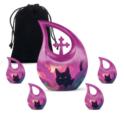 10-inch Magenta Mystery Watcher Urn