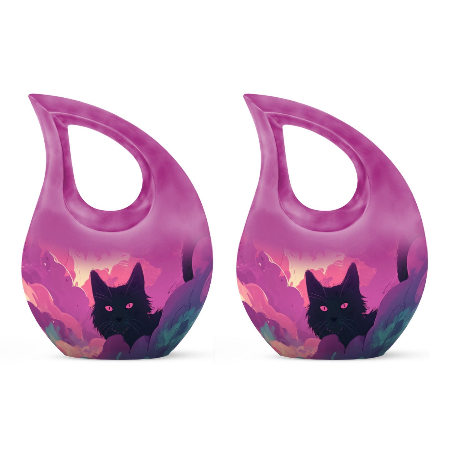 10-inch Magenta Mystery Watcher Urn
