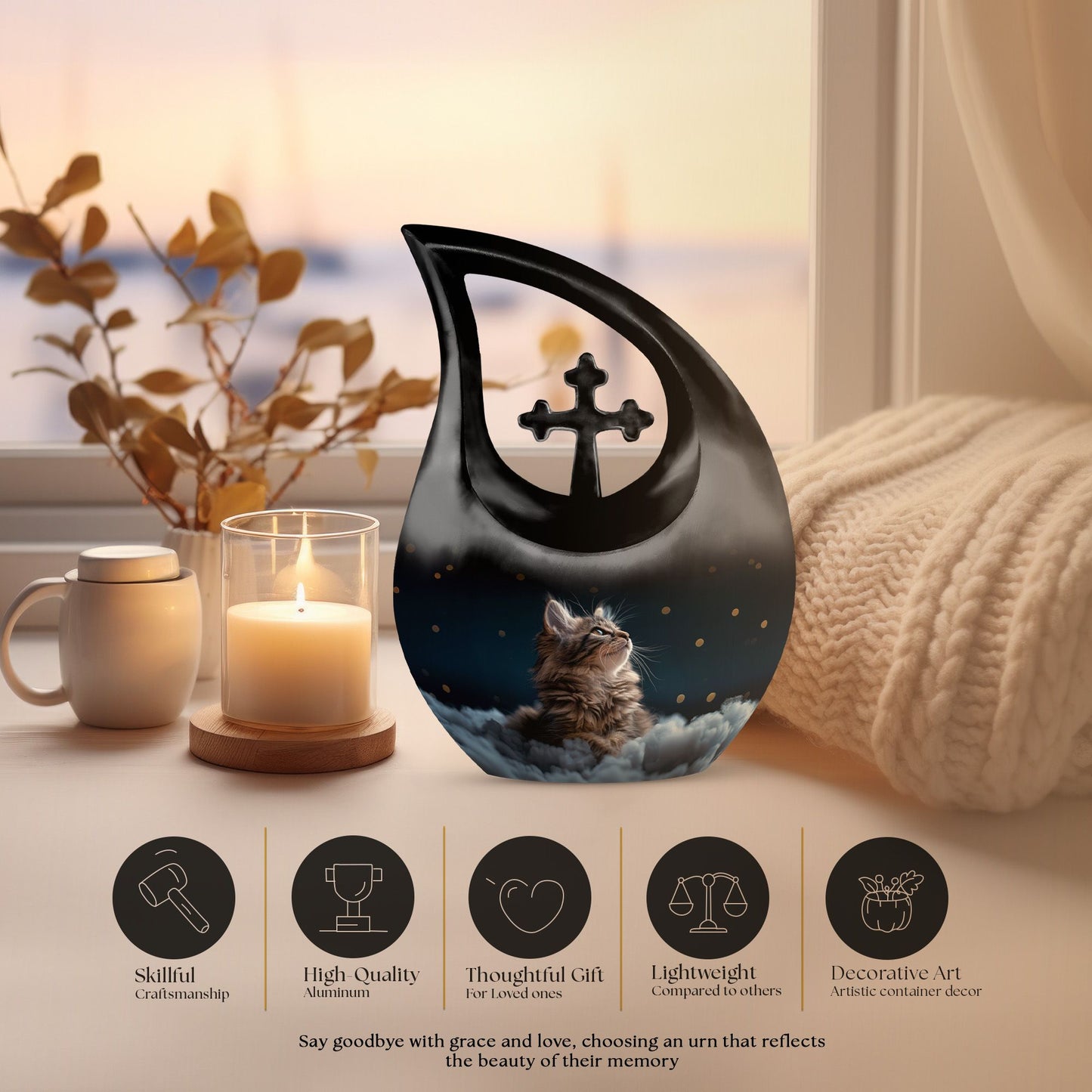 Quality aluminium Stargazer's Dream Urn, 