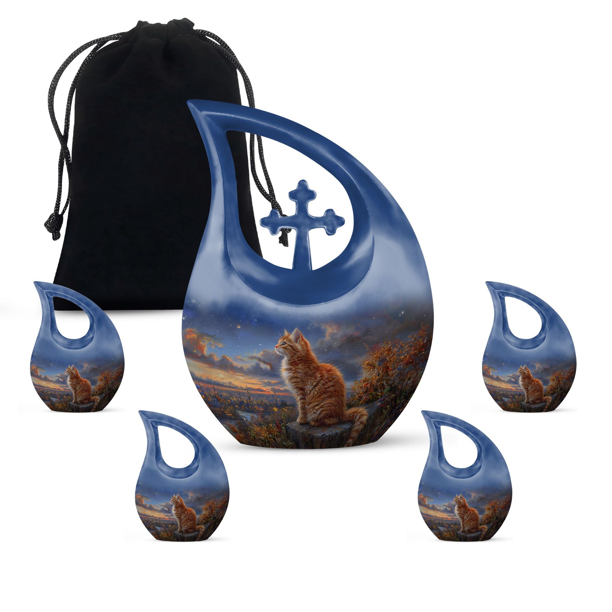 Enigmatic Flames Urn