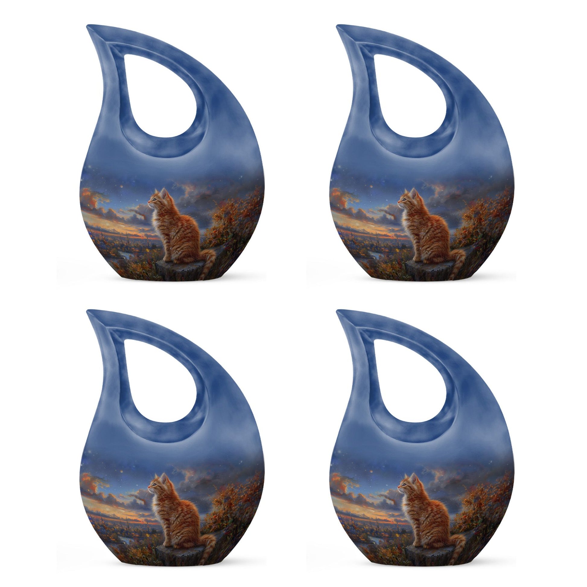 Enigmatic Flames Urn