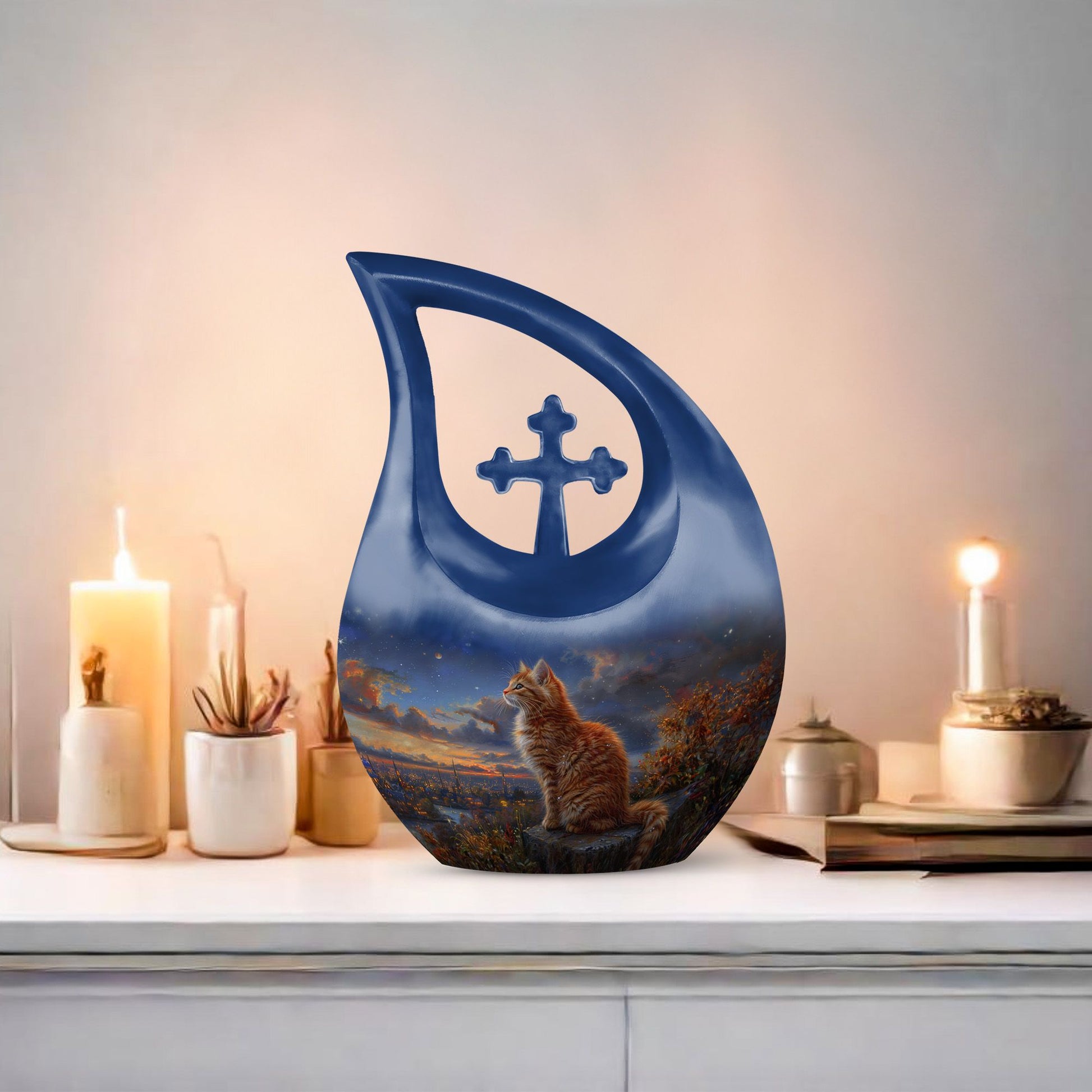 Enigmatic Flames Urn