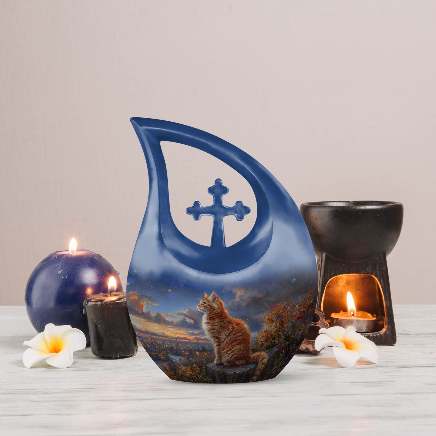 Enigmatic Flames Urn