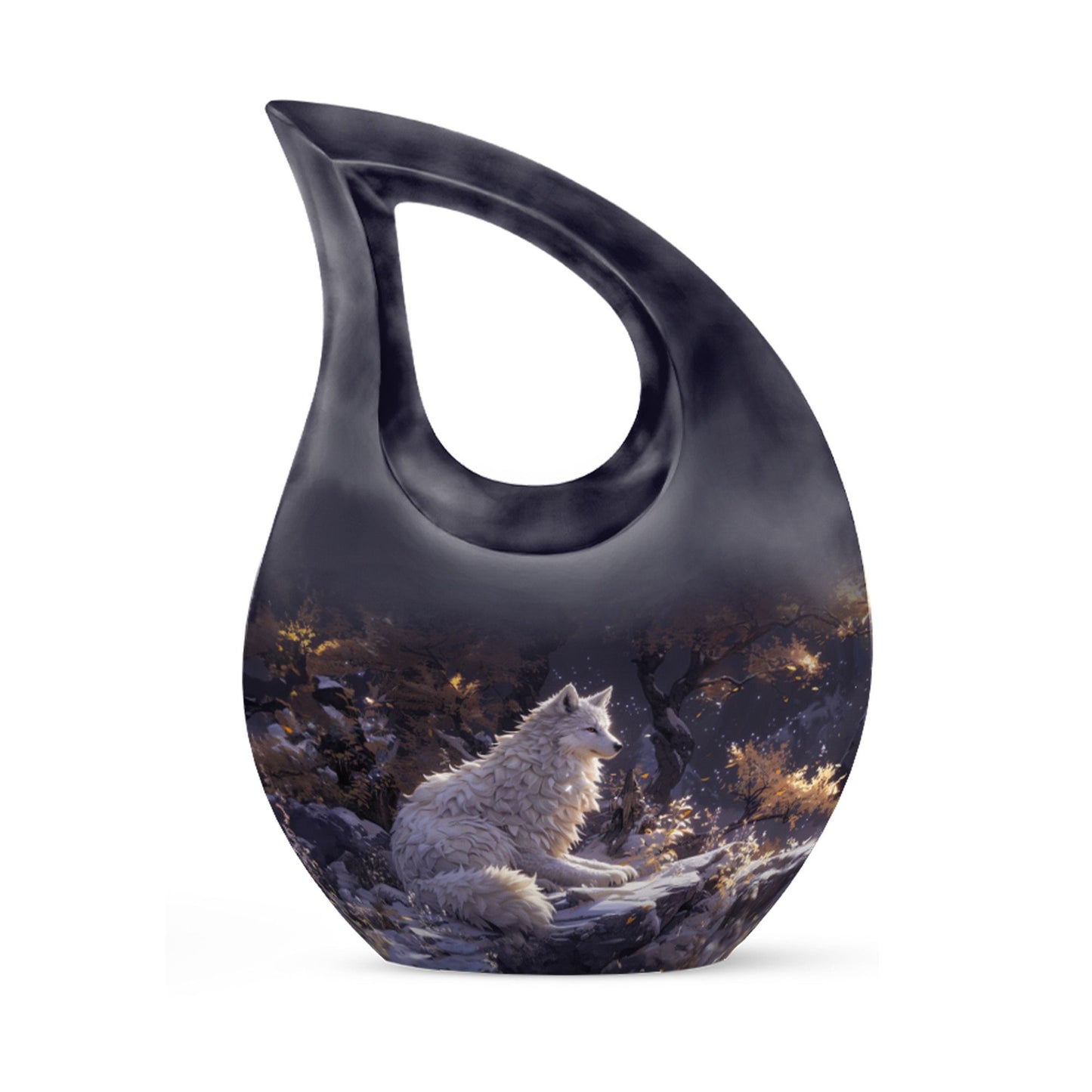 10-inch Winter's Whisper Urn