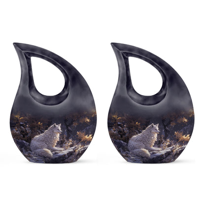 10-inch Winter's Whisper Urn