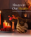 10 inch Wavy Metallic Textures Urn
