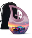 10 inch Chromatic Sunset Reflections Urn 