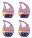 10 inch Chromatic Sunset Reflections Urn 