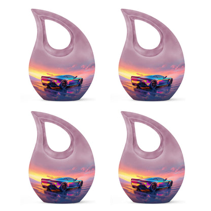 10 inch Chromatic Sunset Reflections Urn 