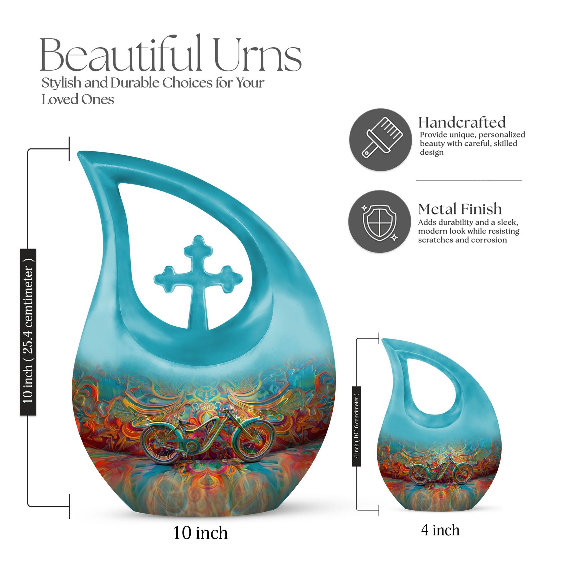 10 inch Psychedelic Cycle Dreams Urn 