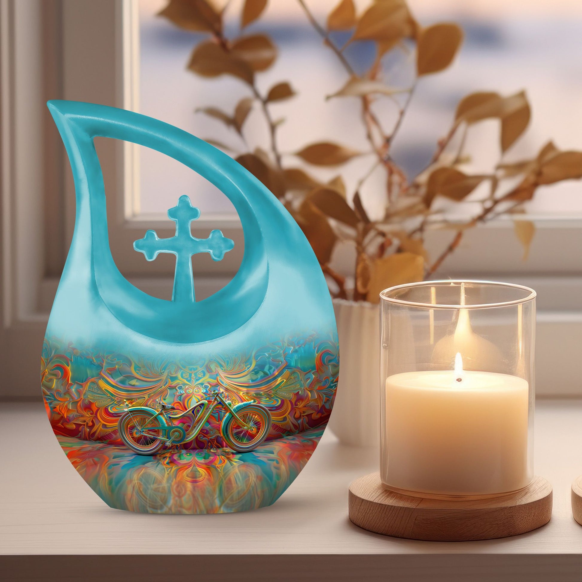 10 inch Psychedelic Cycle Dreams Urn 