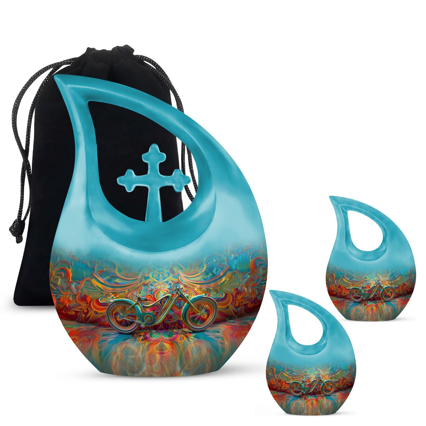 10 inch Psychedelic Cycle Dreams Urn 