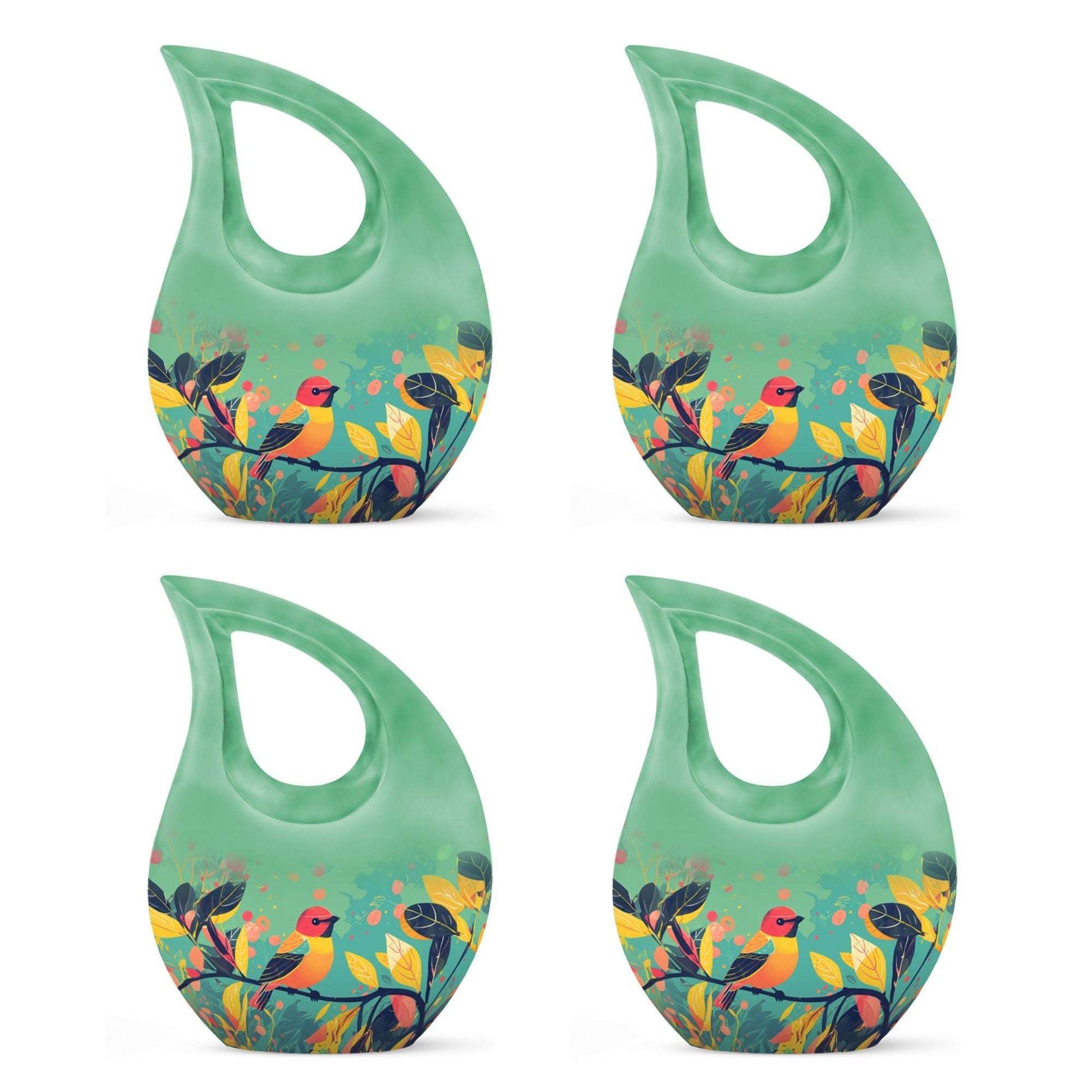 10-inch Colorful Nature Splendor Urn