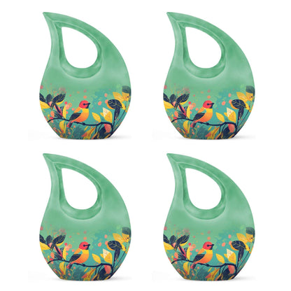 10-inch Colorful Nature Splendor Urn
