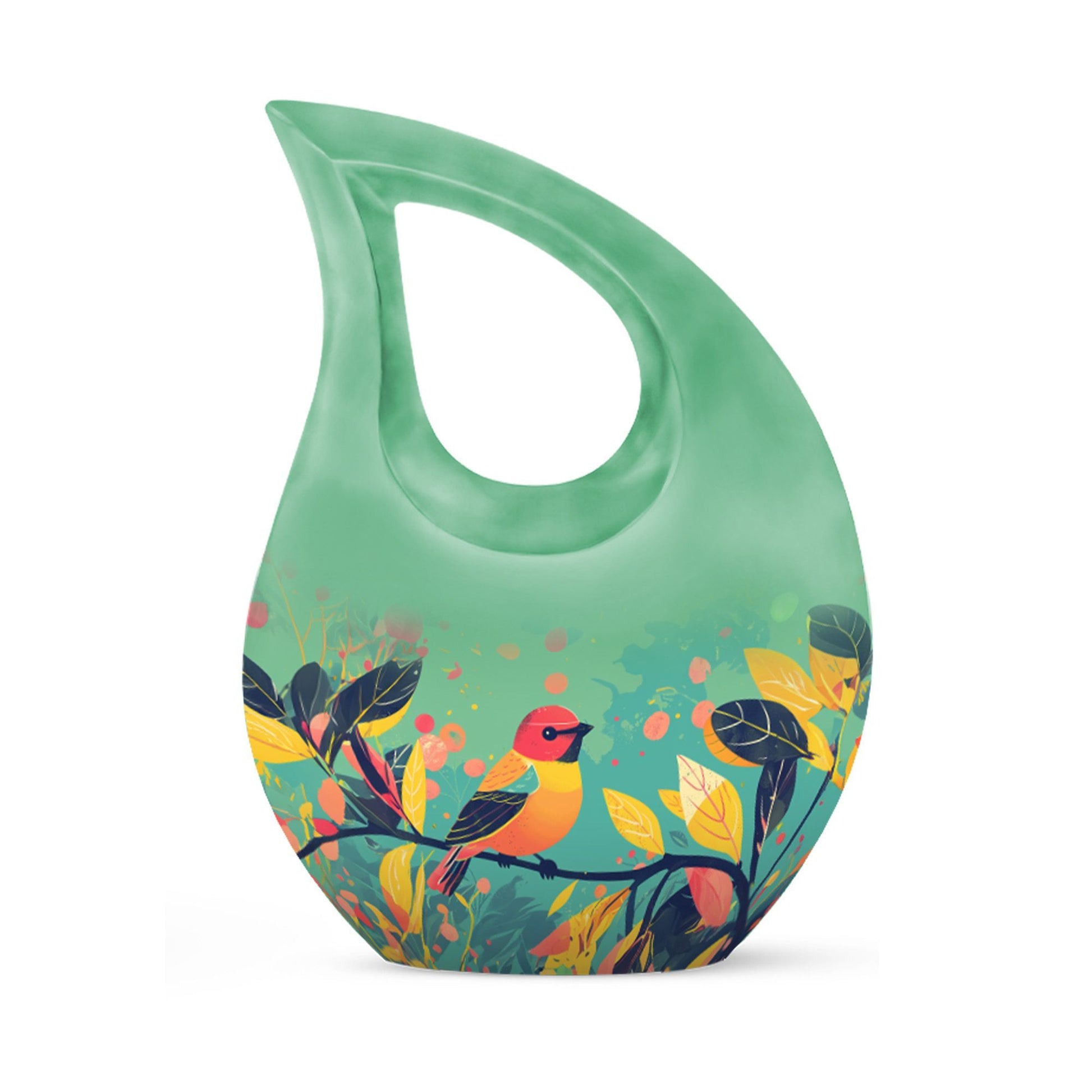 10-inch Colorful Nature Splendor Urn