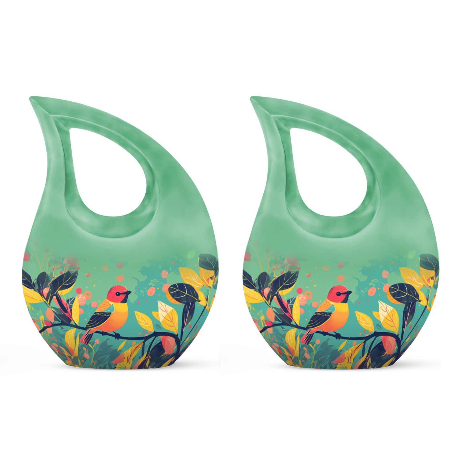 10-inch Colorful Nature Splendor Urn