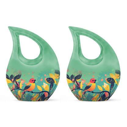10-inch Colorful Nature Splendor Urn