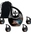Ethereal Flame Songbird Cross Drop Urn