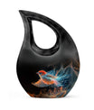 Ethereal Flame Songbird Cross Drop Urn