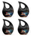 Ethereal Flame Songbird Cross Drop Urn