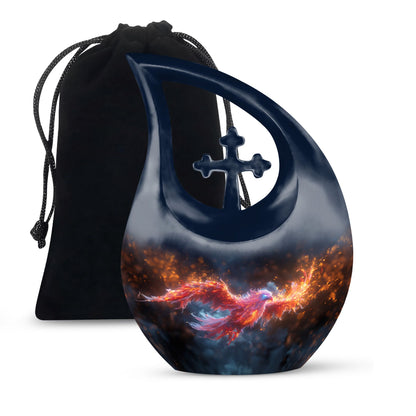 10-inch Blazing Phoenix Ascent Urn