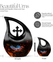 10-inch Luminous Ember Sparrow Urn