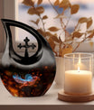 10-inch Luminous Ember Sparrow Urn