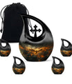 10-inch Phoenix Storm Rising urn