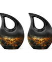 10-inch Phoenix Storm Rising urn