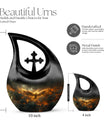 10-inch Phoenix Storm Rising urn