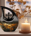 10-inch Phoenix Storm Rising urn