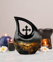 10-inch Phoenix Storm Rising urn
