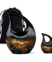 10-inch Phoenix Storm Rising urn