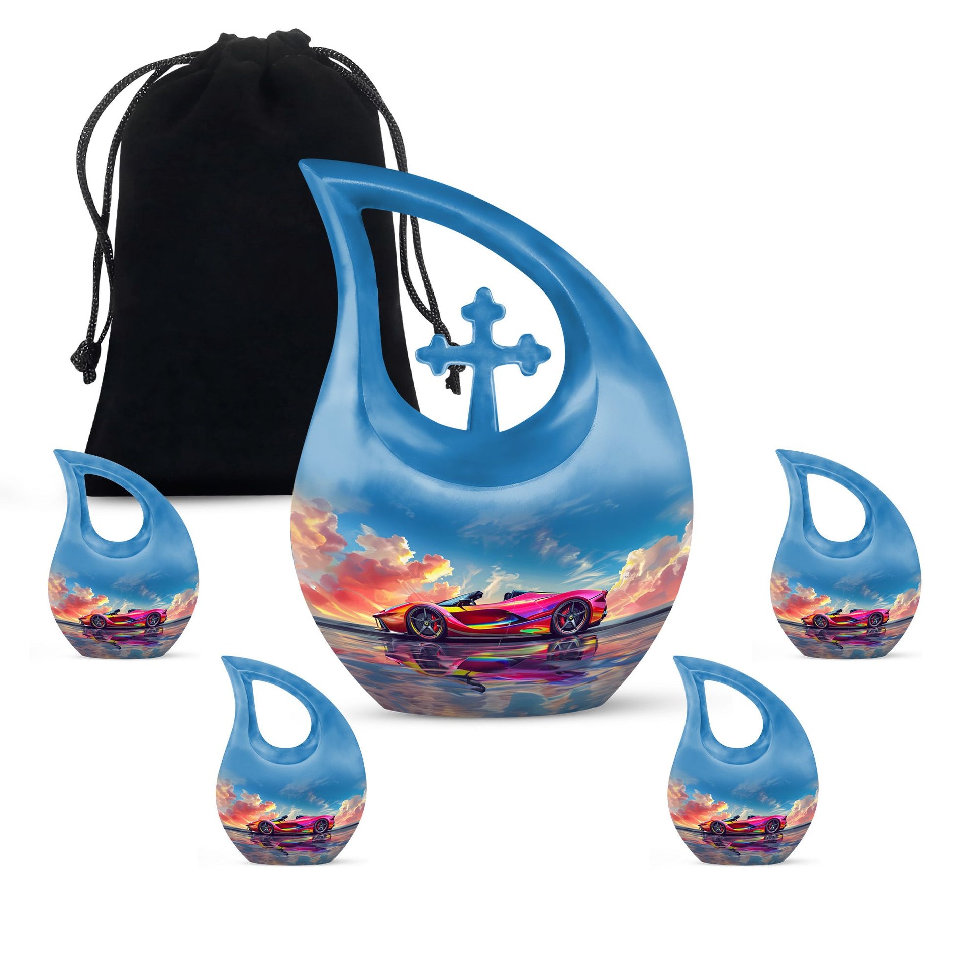 10-inch Sunset Spectrum Roadster Urn 