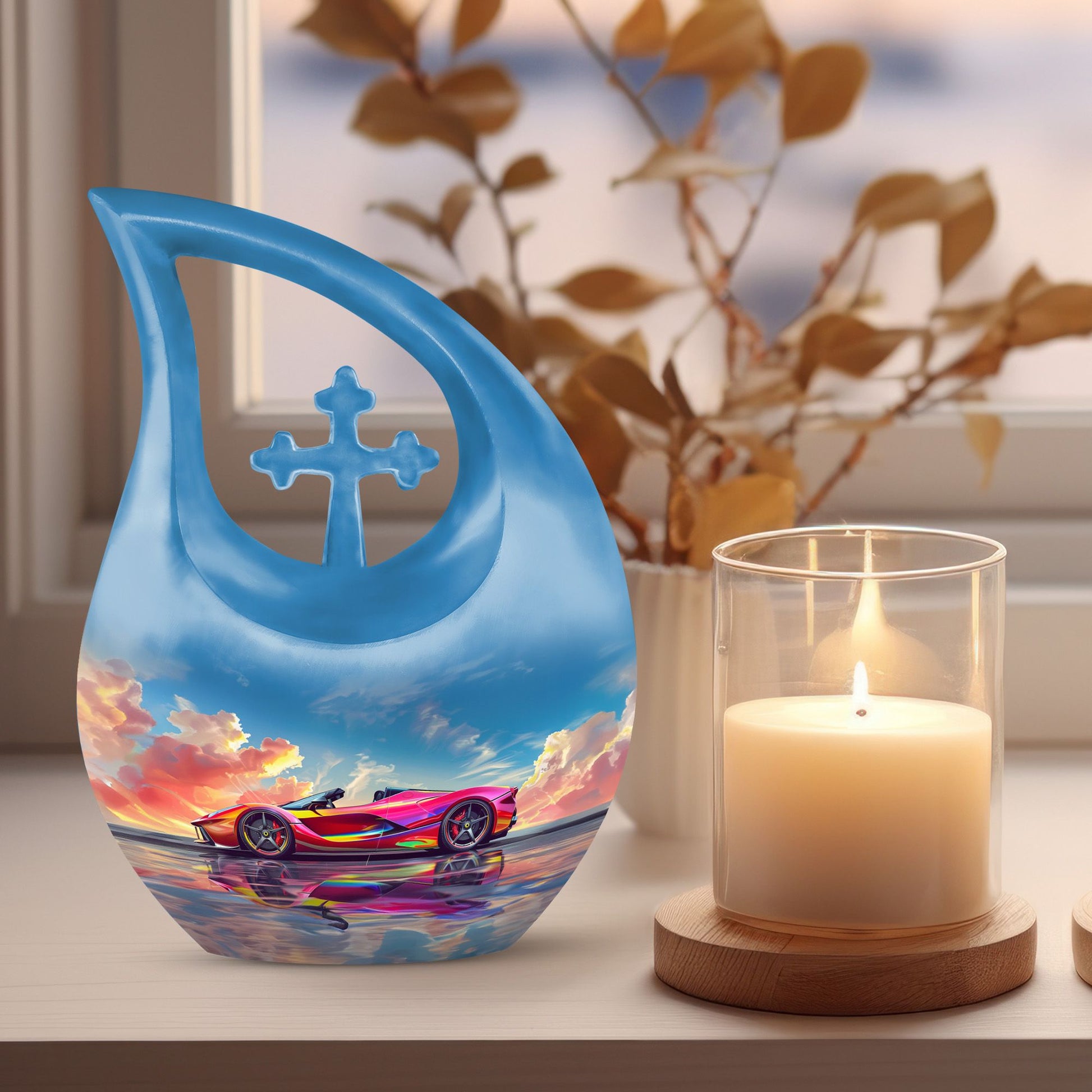 10-inch Sunset Spectrum Roadster Urn 