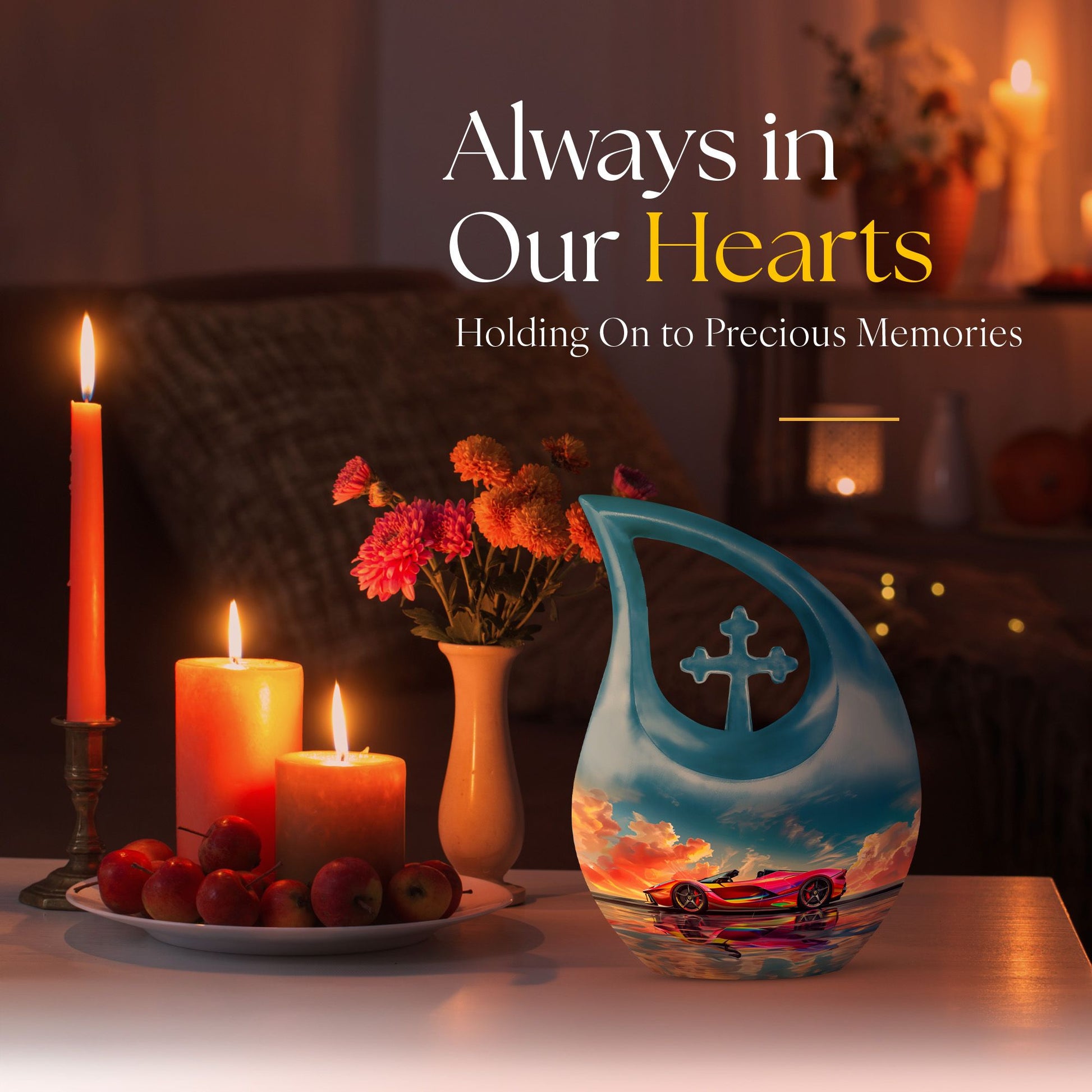 10-inch Sunset Spectrum Roadster Urn 