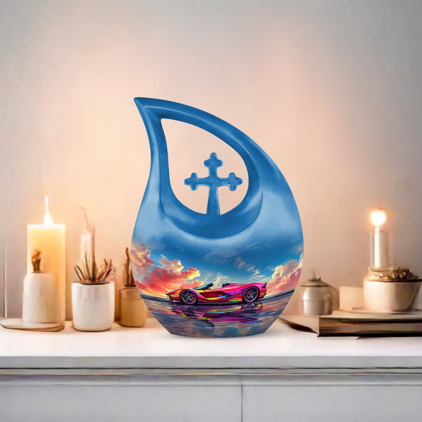 10-inch Sunset Spectrum Roadster Urn 