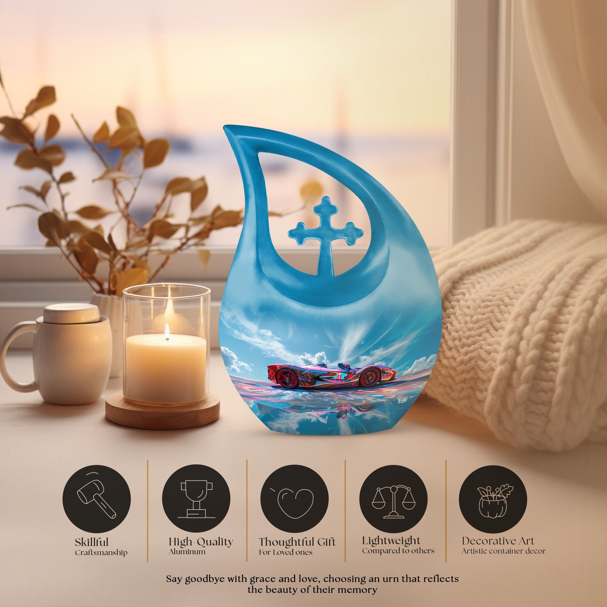 10-inch Psychedelic Speed Reflection Urn