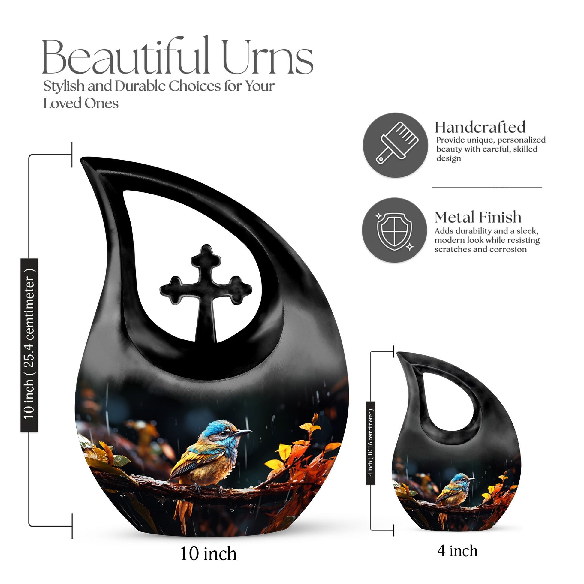 Autumn Rain Wildlife Urn