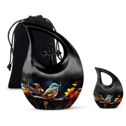 Autumn Rain Wildlife Urn