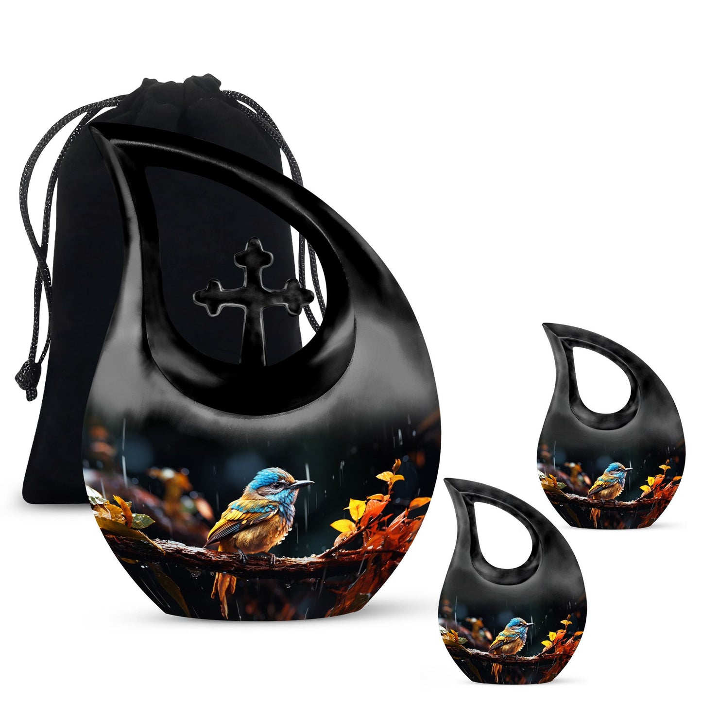 Autumn Rain Wildlife Urn