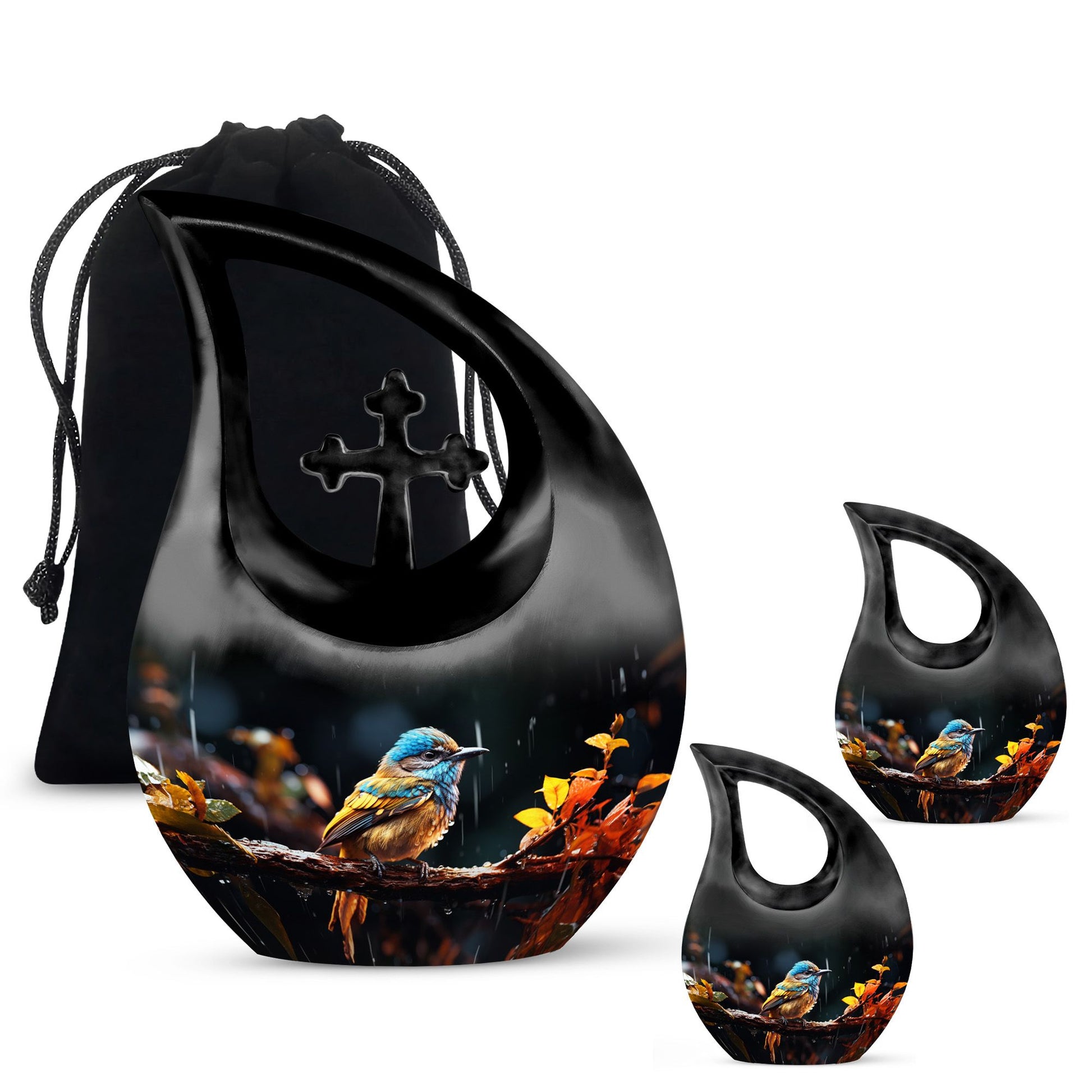 Autumn Rain Wildlife Urn