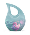 Pastel Serenity Waterfowl Urn