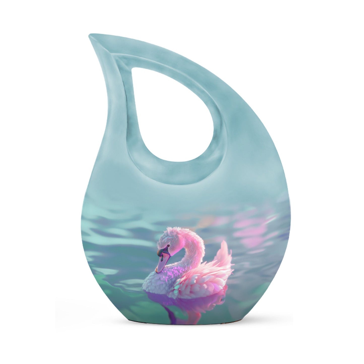 Pastel Serenity Waterfowl Urn