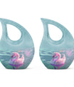 Pastel Serenity Waterfowl Urn