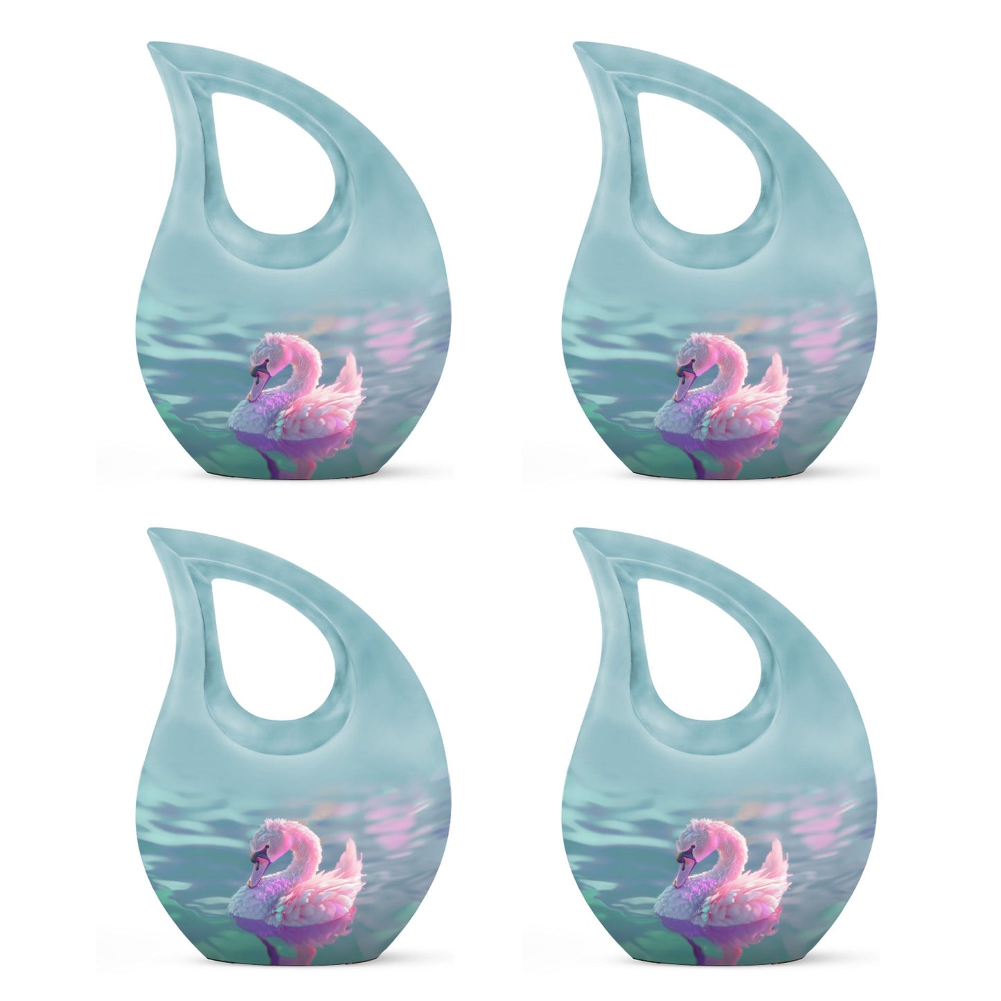 Pastel Serenity Waterfowl Urn
