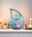 Pastel Serenity Waterfowl Urn