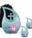 Pastel Serenity Waterfowl Urn