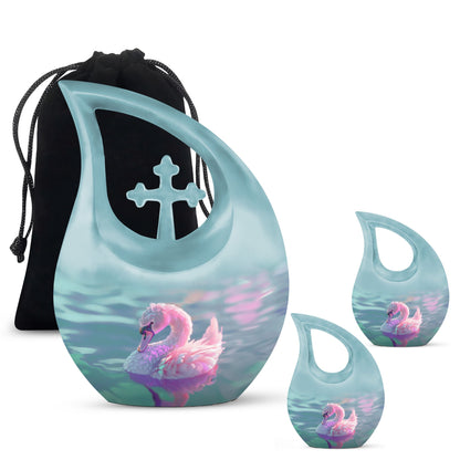 Pastel Serenity Waterfowl Urn