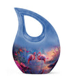 10-inch Tropical Flamingo Twilight Urn